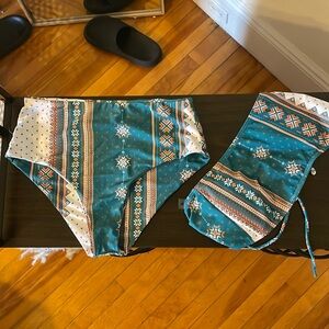 SHEIN High Waisted Cheeky Strapless Bikini